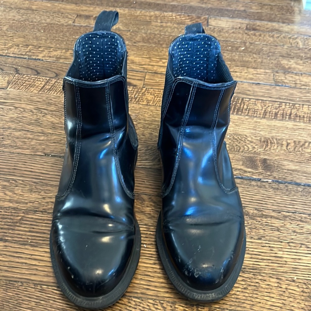Dr Martens Slip On Black Boots